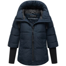 Navahoo Lotusherz Damen Herbst Winter Steppjacke Navy Größe XS - Gr.34