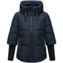 Navahoo Lotusherz Damen Herbst Winter Steppjacke Navy Größe XS - Gr.34