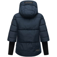 Navahoo Lotusherz Damen Herbst Winter Steppjacke Navy Größe XS - Gr.34