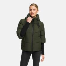 Navahoo Lotusherz Damen Herbst Winter Steppjacke DarkOlive Größe XS - Gr.34
