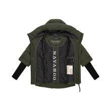 Navahoo Lotusherz Damen Herbst Winter Steppjacke DarkOlive Größe XS - Gr.34