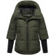 Navahoo Lotusherz Damen Herbst Winter Steppjacke DarkOlive Größe XS - Gr.34