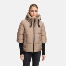 Navahoo Lotusherz Damen Herbst Winter Steppjacke TaupeGrey Größe XS - Gr.34