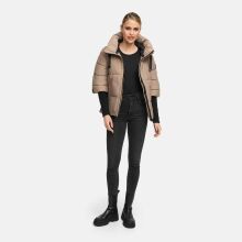 Navahoo Lotusherz Damen Herbst Winter Steppjacke TaupeGrey Größe XS - Gr.34
