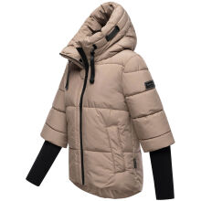 Navahoo Lotusherz Damen Herbst Winter Steppjacke TaupeGrey Größe XS - Gr.34