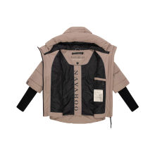 Navahoo Lotusherz Damen Herbst Winter Steppjacke TaupeGrey Größe XS - Gr.34