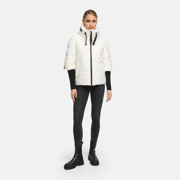 Navahoo Lotusherz Damen Herbst Winter Steppjacke Offwhite Größe XS - Gr.34