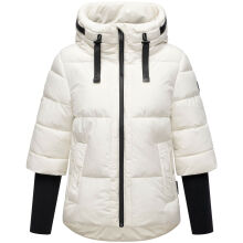 Navahoo Lotusherz Damen Herbst Winter Steppjacke Offwhite Größe XS - Gr.34