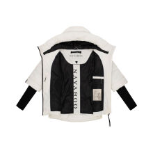 Navahoo Lotusherz Damen Herbst Winter Steppjacke Offwhite Größe XS - Gr.34