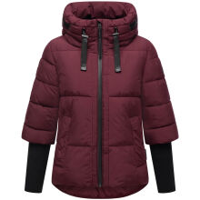 Navahoo Lotusherz Damen Herbst Winter Steppjacke Wine Größe XS - Gr.34