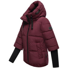 Navahoo Lotusherz Damen Herbst Winter Steppjacke Wine Größe XS - Gr.34