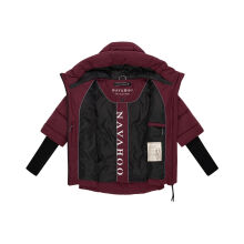 Navahoo Lotusherz Damen Herbst Winter Steppjacke Wine Größe XS - Gr.34