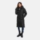 Marikoo Michikoo Damen Winterjacke gesteppt Schwarz-Größe S - Gr. 36