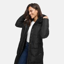 Marikoo Michikoo Damen Winterjacke gesteppt Schwarz-Größe XXL - Gr. 44