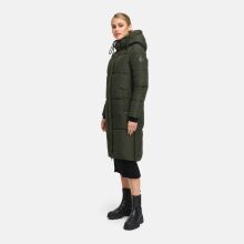 Marikoo Michikoo Damen Winterjacke gesteppt DarkOlive-Größe M - Gr. 38