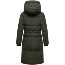 Marikoo Michikoo Damen Winterjacke gesteppt DarkOlive-Größe M - Gr. 38