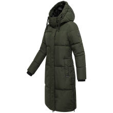 Marikoo Michikoo Damen Winterjacke gesteppt DarkOlive-Größe L - Gr. 40