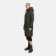 Marikoo Michikoo Damen Winterjacke gesteppt DarkOlive-Größe L - Gr. 40