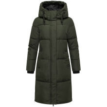 Marikoo Michikoo Damen Winterjacke gesteppt DarkOlive-Größe XXL - Gr. 44