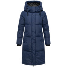 Marikoo Michikoo Damen Winterjacke gesteppt Navy-Größe S - Gr. 36