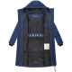 Marikoo Michikoo Damen Winterjacke gesteppt Navy-Größe S - Gr. 36