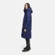 Marikoo Michikoo Damen Winterjacke gesteppt Navy-Größe M - Gr. 38