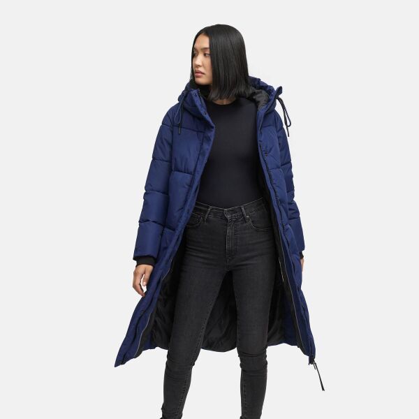Marikoo Michikoo Damen Winterjacke gesteppt Navy-Größe XL - Gr. 42