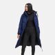 Marikoo Michikoo Damen Winterjacke gesteppt Navy-Größe XL - Gr. 42