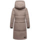 Marikoo Michikoo Damen Winterjacke gesteppt TaupeGrey-Größe M - Gr. 38