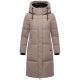 Marikoo Michikoo Damen Winterjacke gesteppt TaupeGrey-Größe L - Gr. 40