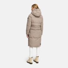 Marikoo Michikoo Damen Winterjacke gesteppt TaupeGrey-Größe 3XL - Gr. 46