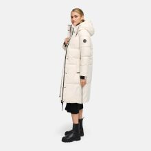 Marikoo Michikoo Damen Winterjacke gesteppt Cream-Größe S - Gr. 36
