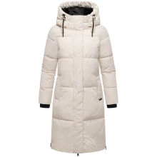 Marikoo Michikoo Damen Winterjacke gesteppt Cream-Größe S - Gr. 36