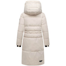 Marikoo Michikoo Damen Winterjacke gesteppt Cream-Größe S - Gr. 36