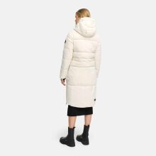 Marikoo Michikoo Damen Winterjacke gesteppt Cream-Größe XL - Gr. 42