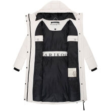 Marikoo Michikoo Damen Winterjacke gesteppt Cream-Größe XXL - Gr. 44