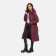 Marikoo Michikoo Damen Winterjacke gesteppt Wine-Größe XS - Gr. 34