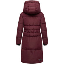 Marikoo Michikoo Damen Winterjacke gesteppt Wine-Größe XL - Gr. 42