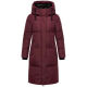 Marikoo Michikoo Damen Winterjacke gesteppt Wine-Größe XL - Gr. 42