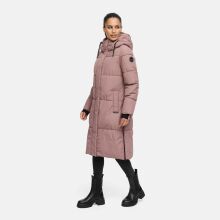 Marikoo Michikoo Damen Winterjacke gesteppt Mauve-Größe S - Gr. 36