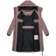 Marikoo Michikoo Damen Winterjacke gesteppt Mauve-Größe XXL - Gr. 44