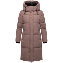 Marikoo Michikoo Damen Winterjacke gesteppt Mauve-Größe 3XL - Gr. 46