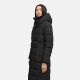 Marikoo Pakoraa Damen Winter Steppmantel Parka Schwarz Größe M - Gr.38