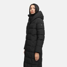 Marikoo Pakoraa Damen Winter Steppmantel Parka Schwarz Größe XL - Gr.42