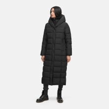 Marikoo Pakoraa Damen Winter Steppmantel Parka Schwarz Größe XL - Gr.42