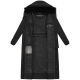 Marikoo Pakoraa Damen Winter Steppmantel Parka Schwarz Größe XXXXL - Gr.48