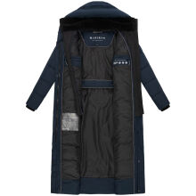 Marikoo Pakoraa Damen Winter Steppmantel Parka Navy Größe S - Gr.36