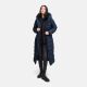 Marikoo Pakoraa Damen Winter Steppmantel Parka Navy Größe XXL - Gr.44