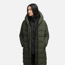 Marikoo Pakoraa Damen Winter Steppmantel Parka DarkOlive Größe M - Gr.38