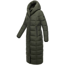 Marikoo Pakoraa Damen Winter Steppmantel Parka DarkOlive Größe XXL - Gr.44